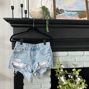 Levis High Waisted Shorts